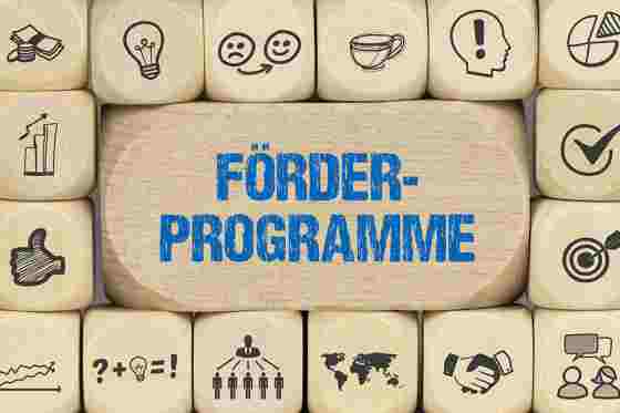 Schriftzug Förderprogramm